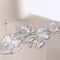 1 Yard Silver Alencon Embroidery Lace Trim With Gold Wire Embellishment Perfect For Bridal And Formal Wear